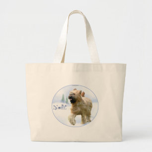 Briard Noel Grote Tote Bag