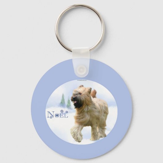 Briard Noel Sleutelhanger (Voorkant)