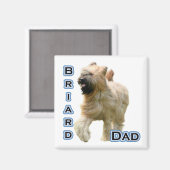 Briard Papa 4 - Magnet (Recto/Verso)