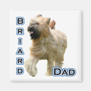 Briard Papa 4 - Magnet
