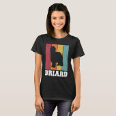 Briard Vintage  1 T-shirt (Voorkant volledig)