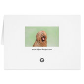 Briardschildering - Kute Original Dog Art (Achterkant Horizontaal)