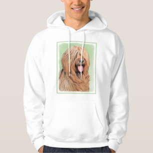 Briardschildering - Kute Original Dog Art Hoodie