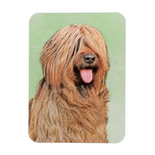 Briardschildering - Kute Original Dog Art Magneet
