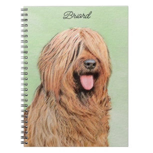 Briardschildering - Kute Original Dog Art Notitieboek