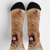 Briardschildering - Kute Original Dog Art Sokken (Top)