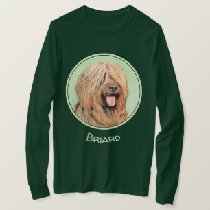 Briardschildering - Kute Original Dog Art T-shirt