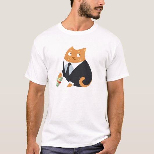 Bribe Cat T-shirt (Voorkant)