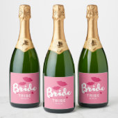 Bribe Tribe Rose Sparkling Vin Étiquette Kiss (Bouteilles)