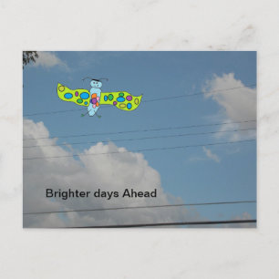 Brichtere dagen voor briefkaart
