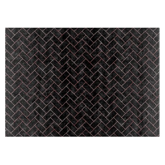 BRICK2 BLACK MARBLE & RED & WHITMARBLE SNIJPLANK (Voorkant)