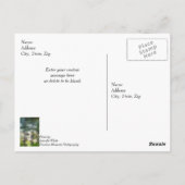 Brick Abstract Summer Green denking You Briefkaart (Achterkant)