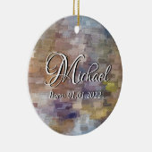 Brick Abstract Winter Herfst Baby Ornament (Rechts)