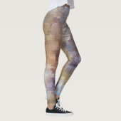 Brick Abstract Winter Herfst Leggings (Rechts)