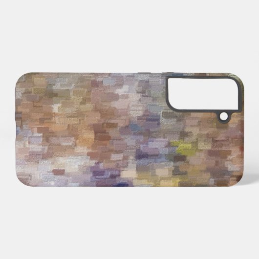 Brick Abstrait hiver automne Samsung Galaxy Coque (Verso Horizontal)