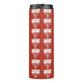 Brick Arts and Crafts Dragonflies Thermosbeker (Achterkant)