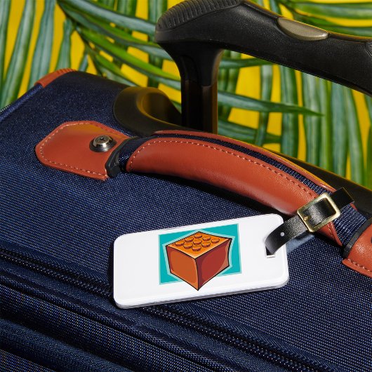 Brick Block Fun Building Toy Bagagelabel