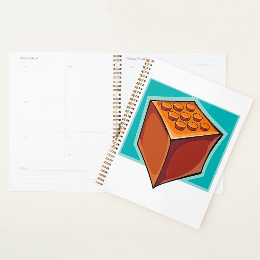Brick Block Fun Building Toy Planner