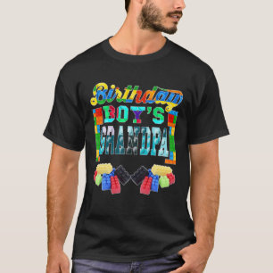 Brick Blocks opa van geboorte jongen B-Da T-shirt
