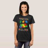Brick Builder Blocks Building Master Builder  Toys T-shirt (Voorkant volledig)