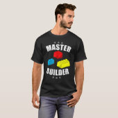 Brick Builder Blocks Building Master Builder Toys T-shirt (Voorkant volledig)
