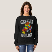 Brick Builder Blokken Master Builder Kind Speelgoe Trui (Voorkant volledig)