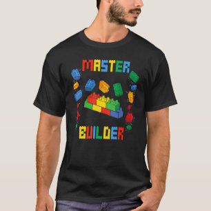 Brick Builder Blokken Masterbouwer T-shirt