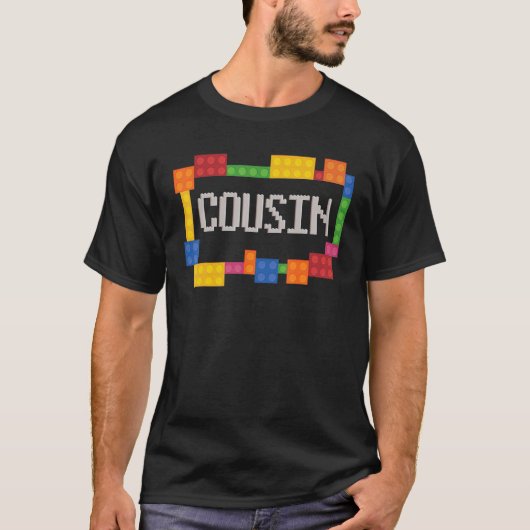 Brick Builder Brick Bouwer neef Blocks Master Bric T-shirt (Voorkant)