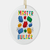Brick Builder Funny Blocks Building Master Builder Keramisch Ornament (Rechts)