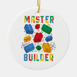 Brick Builder Funny Blocks Building Master Builder Keramisch Ornament