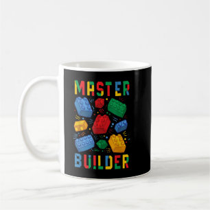 Brick Builder Funny Blocks Master Builder Koffiemok