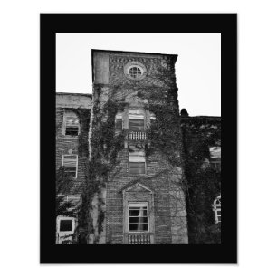 Brick Building Foto Afdruk