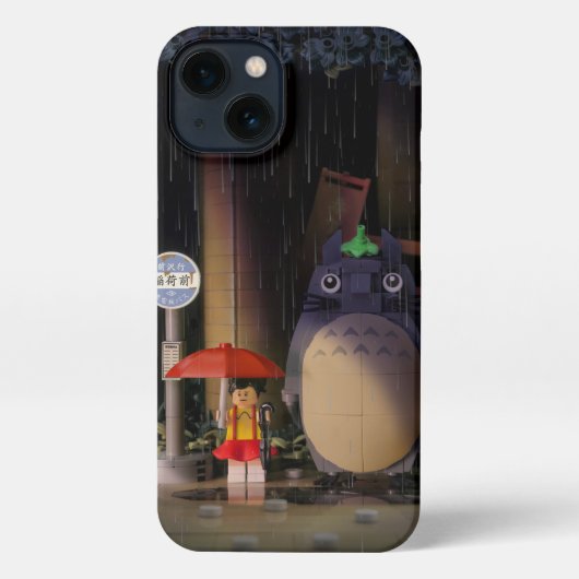 Brick Built Totoro iPhone 13 Hoesje iPhone Hoesje (Achterkant)
