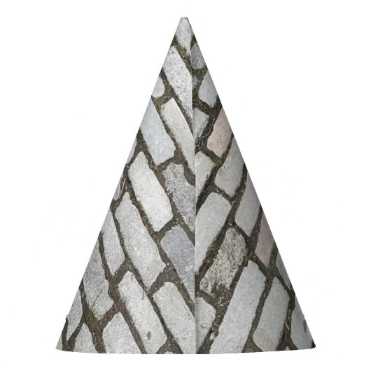 Brick Cobblestone Street Pathway Natuur Foto Feesthoedjes (Achterkant)