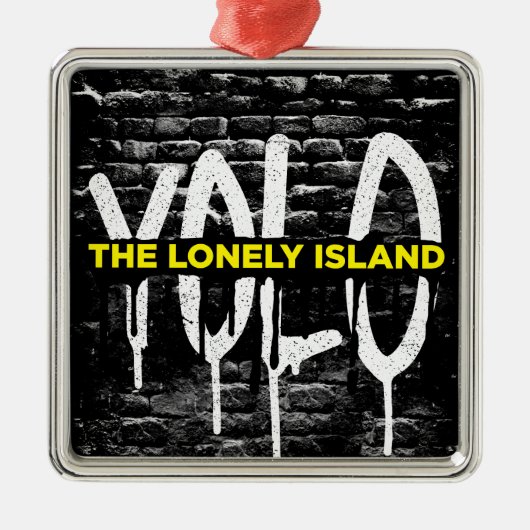 Brick Drip Metalen Ornament (Voorkant)