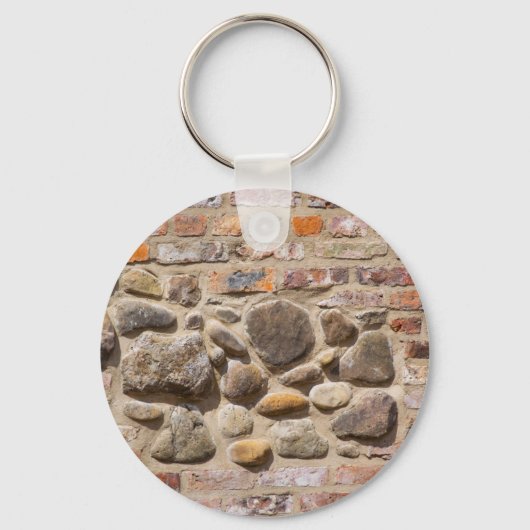 Brick en stenen muur sleutelhanger (Voorkant)