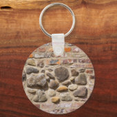 Brick en stenen muur sleutelhanger (Voorkant)