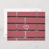 Brick Heart Briefkaart (Voorkant / Achterkant)