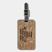 Brick House Bagagelabel (Voorkant verticaal)