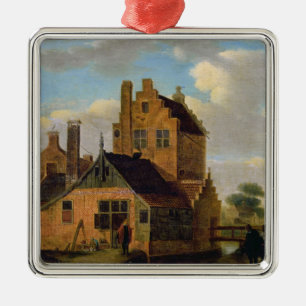 Brick Houses Metalen Ornament