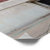 Brick Houses Red Deuren Poster (Hoek)