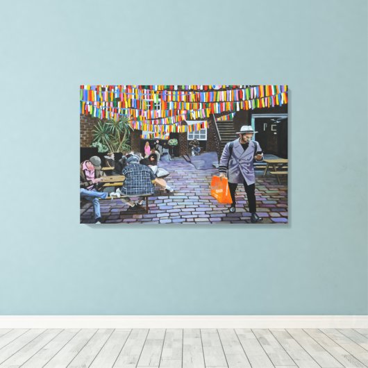 Brick Lane Canvas (Insitu (Houten vloer))