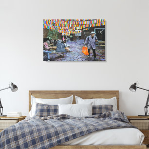 Brick Lane Canvas Afdruk