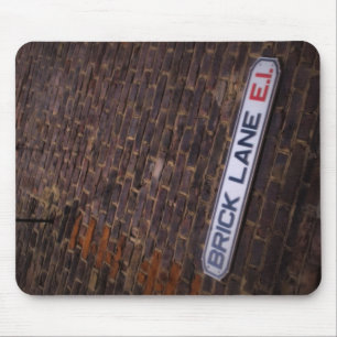 Brick Lane - Street Sign - Londen - Mousepad Muismat