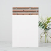 Brick-muur Briefpapier (Staand voorkant)