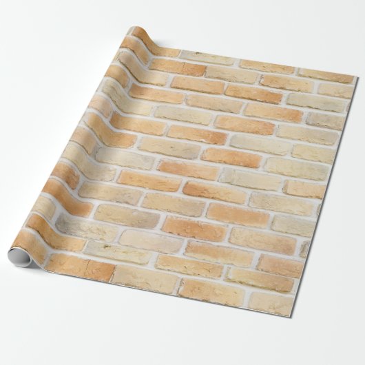Brick-muur Cadeaupapier (Uitgerold)