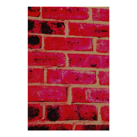 Brick-muur Foto Afdruk (Voorkant)