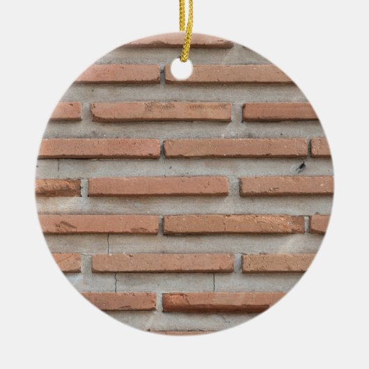 Brick-muur Keramisch Ornament (Voorkant)