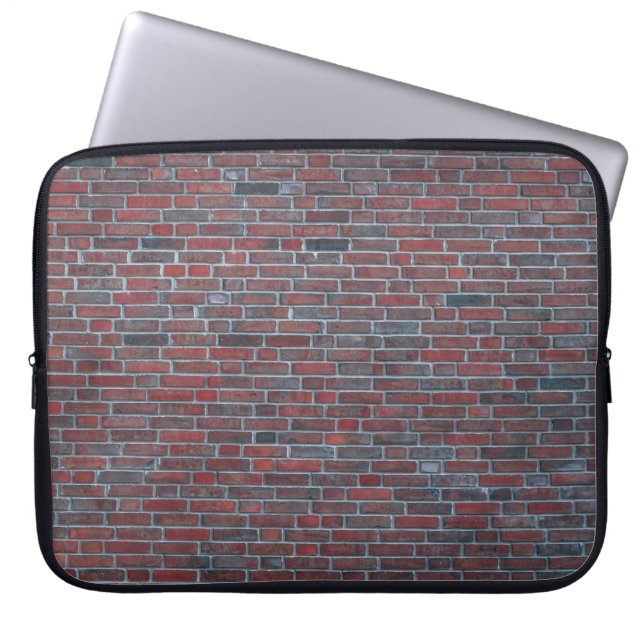 Brick-muur Laptop Sleeve (Voorkant)