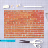 Brick-muur met hoge blootstelling tissuepapier (Craft)